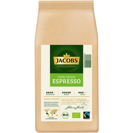 Jacobs Good Origin  Espresso, ganze Bohnen